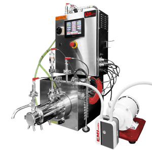 pilot mill - lab horizontal mill with external pump